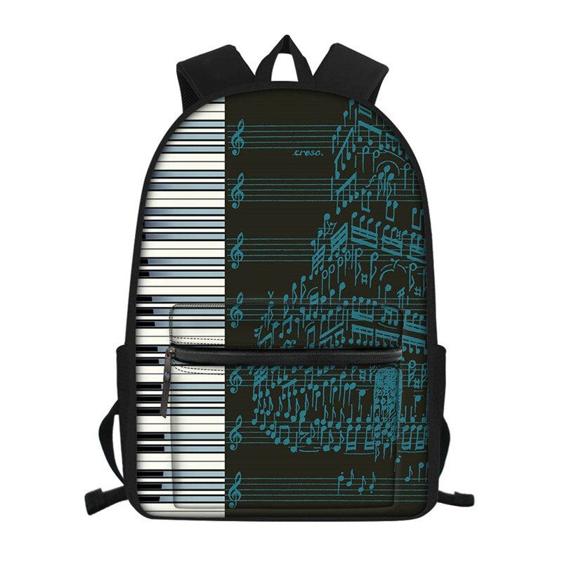 Nopersonality Music Note Piano Print Women Backpack Teenager Girls Shoulder Bagpack Female Casual Shoulder Bag Daypack mochila