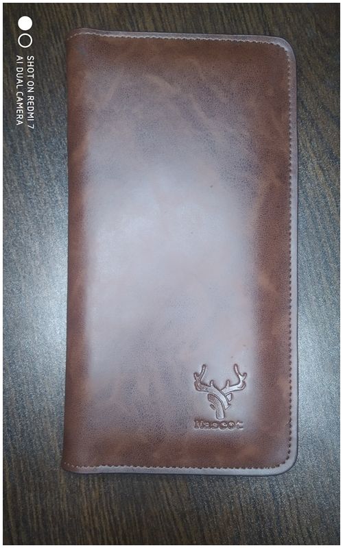 Leather Wallet Bag for Mobile & Card Holder
