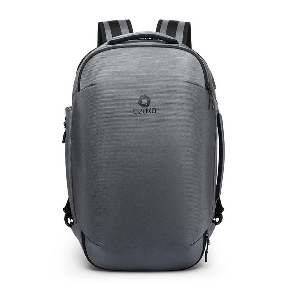 Ozuko 9216 Men's Backpack with Shoulder Strap Large Capacity with Back for Business Travel Outdoor Size Small 17 Inches Dark Blue