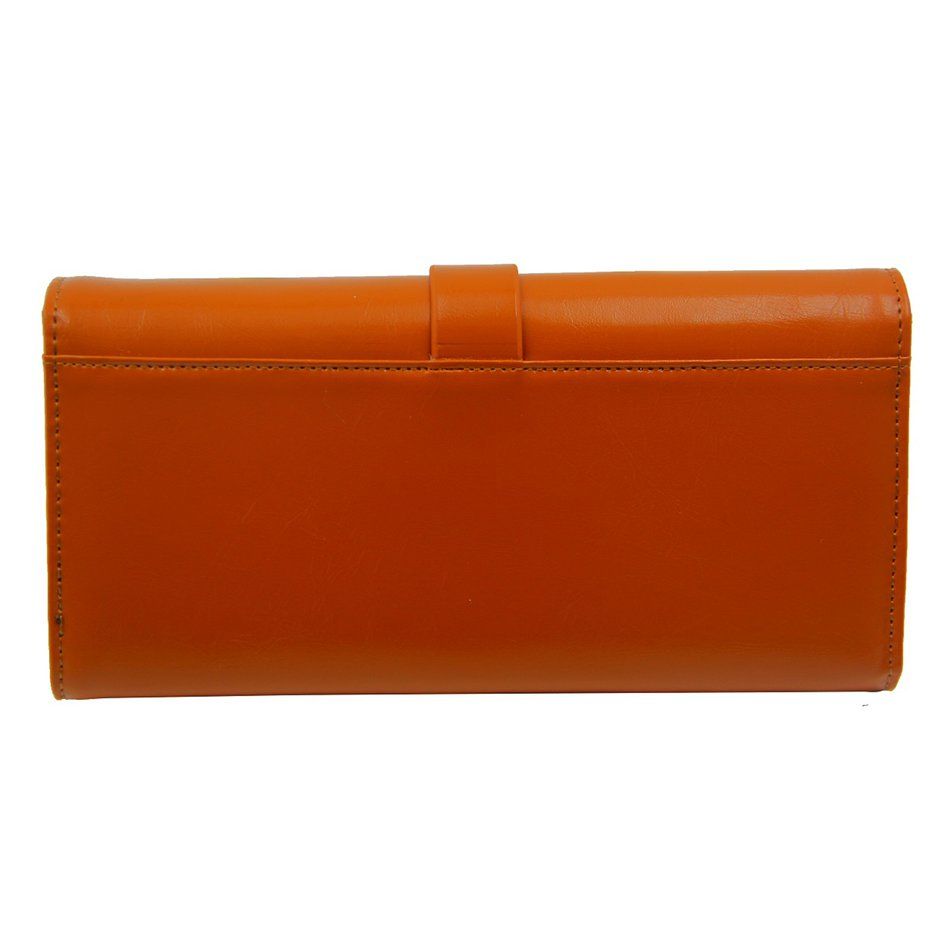 BYN-8086 Women Long Shaped Clutch Bag with Three Fold String Decoration