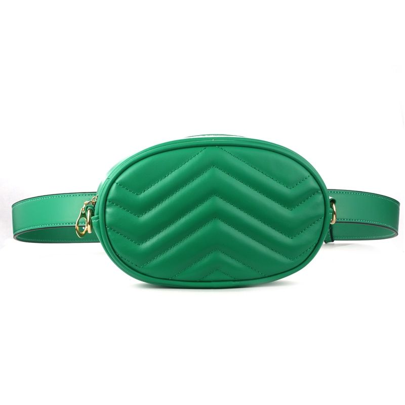 Solid color soft leather Women bag 2021 new fashion messenger crossbody Waist bag Fashion high quality handbags women shoulder