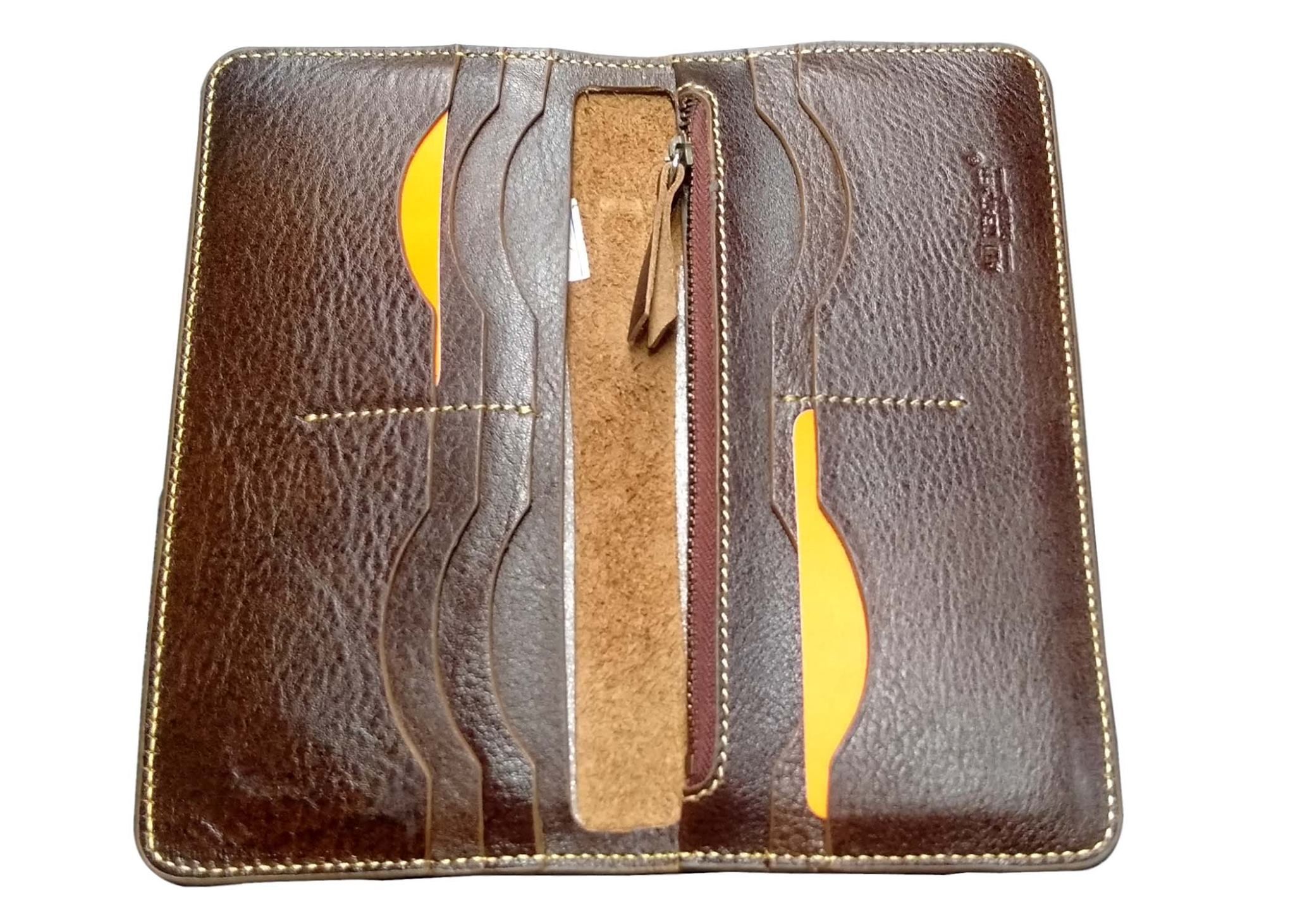 Ali Leather New Stylish Men's Leather Wallet mans mobile holder Pocket Card Clutch Cente Bifold Purse (many bag)