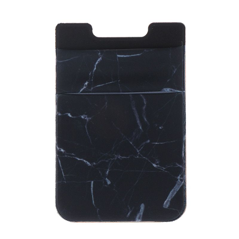 1pcs  5.8 x 8.8cm Credit Pocket Adhesive Sticker Adhesive Sticker Pocket Fashion Mobile Phone ID Card Holder Wallet