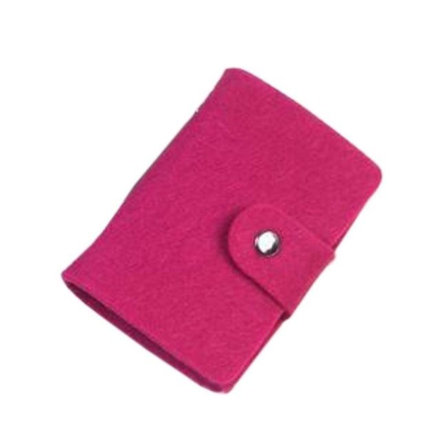 3 PCS Vintage Wool Felt 24 Multi-card Card Package Bus Bank Card Bag