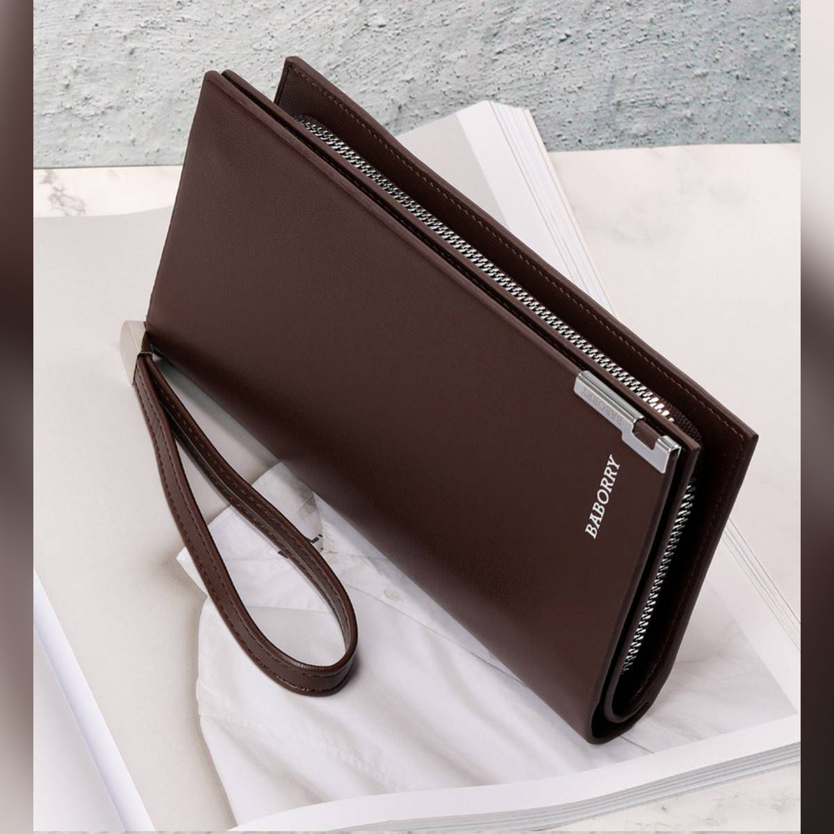 Men's wallet Multi-functional long handbag Creative Mobile phone bag coin purse big money bag Long Purse for men Vertical Square ( come from china )