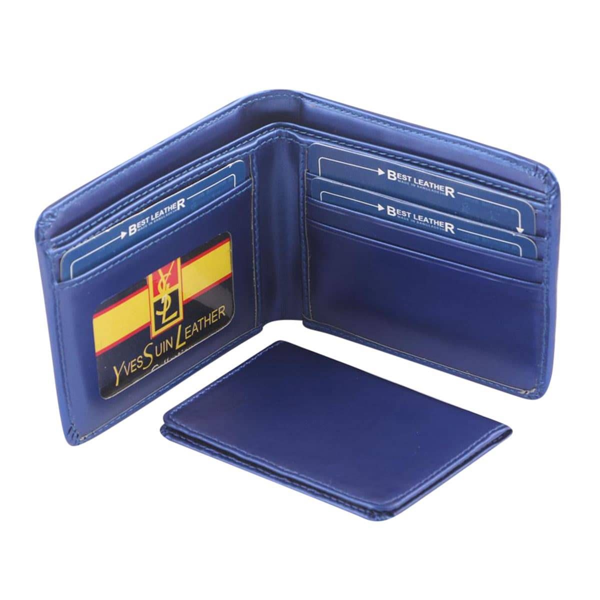 Artificial leather Money bag for men, Blue colour money bag, card holder, credit card holder