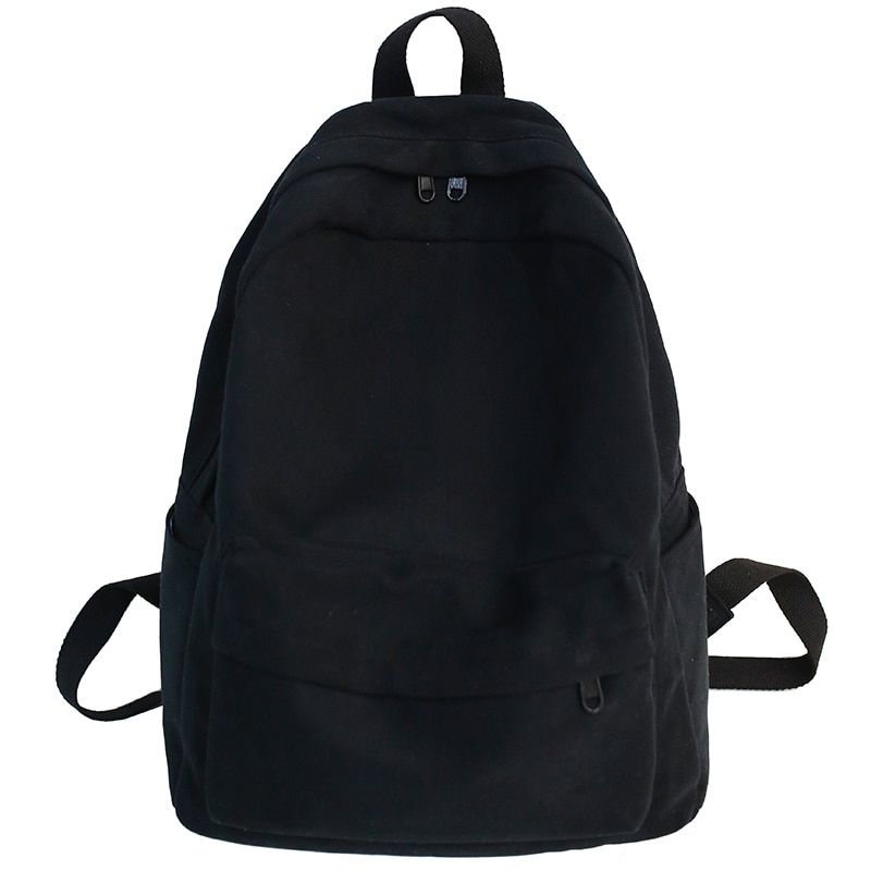 School Female White Backpack Kawaii Women Cotton Canvas School Bag Teenage Girl Backpacks Fashion Ladies Satchel Drop Shipping
