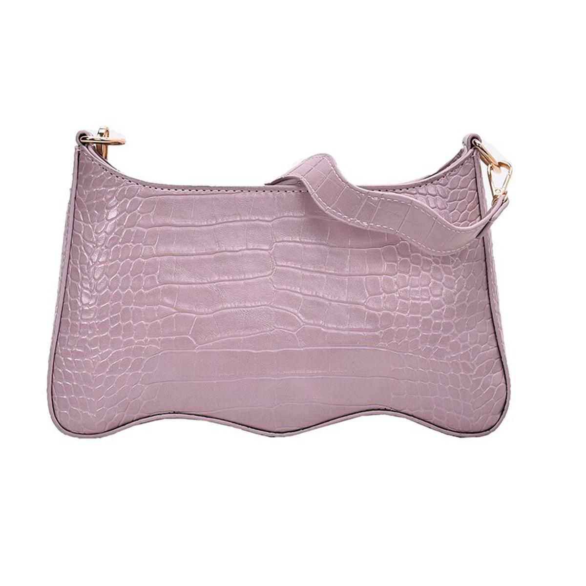 Quality Bags For Women 2020 Retro Small Shoulder Bag Summer Stone Pattern Handbag And Purse Solid Color Leather Totes Bag