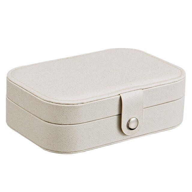 Jewelry Box Travel Comestic Jewelry Casket Organizer Makeup Lipstick Storage Box Beauty Container Necklace Earrings Ring Multi-f