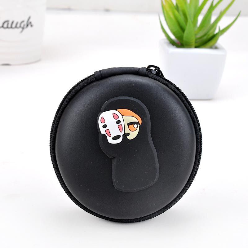 2018  PU Spirited Away Cute Style Novelty Beautiful Gril Zipper Plush Square Coin Purse Kawaii Children Bag Women Mini Wallet