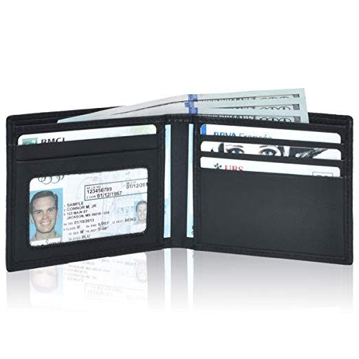 Men's Leather Card Holder and  Wallet