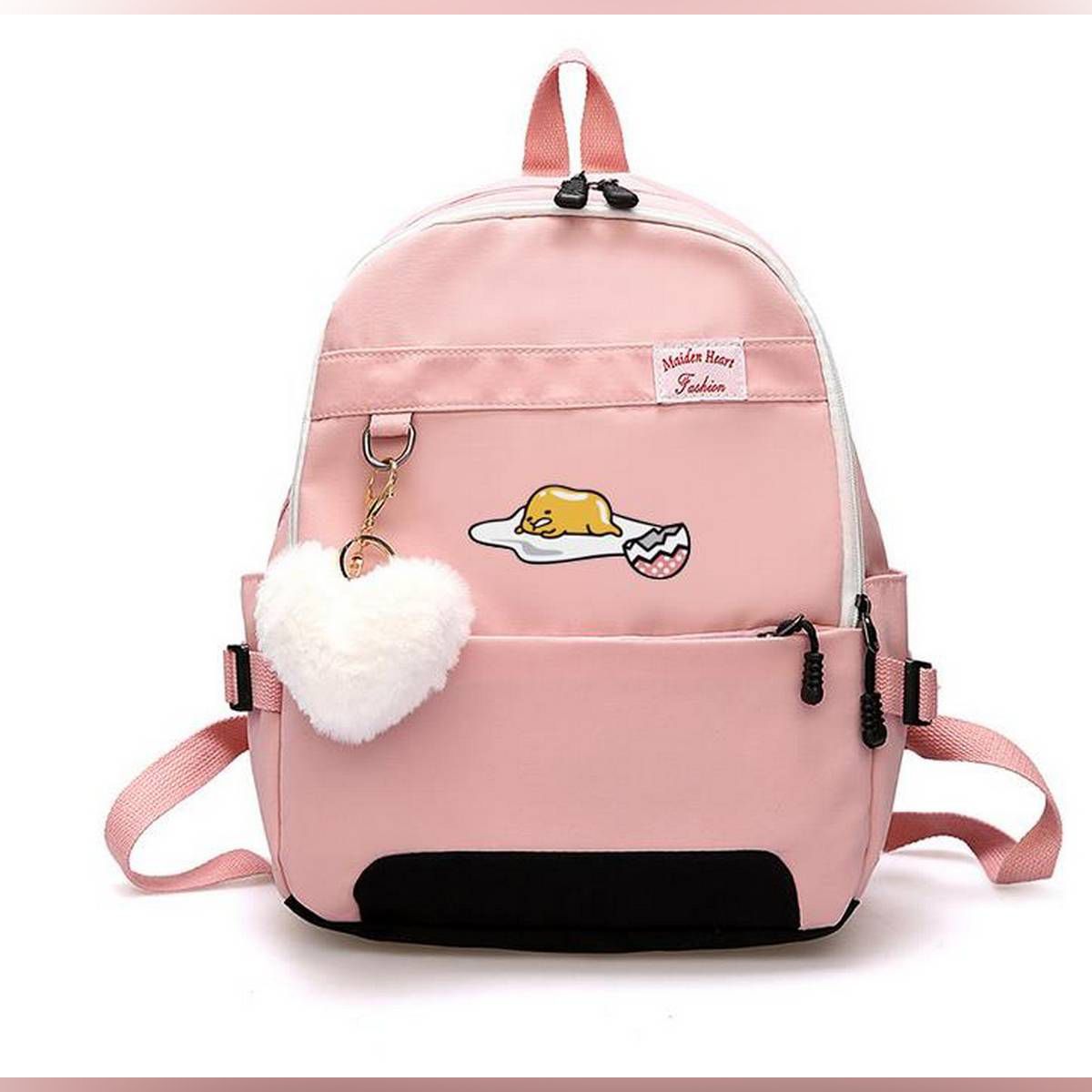 anime women kids lazy eggs School Bagpack for Teenage fashion Gudetama shoulder bag students travel cute backpack girls