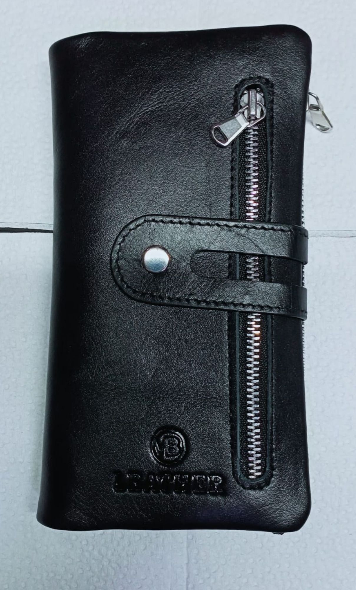 Black Color Softy Leather Long Wallet for Men - Wallet For Men