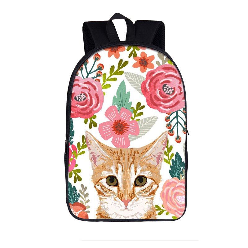 Funny Space Cat Unicorn Backpack Laser Cat Kitty Daypack Children School Bags for Teenagers Girls School Backpacks Kids Book Bag