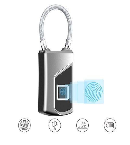 Anytek L1 plus Bluetooth Fingerprint Bag lock Waterproof