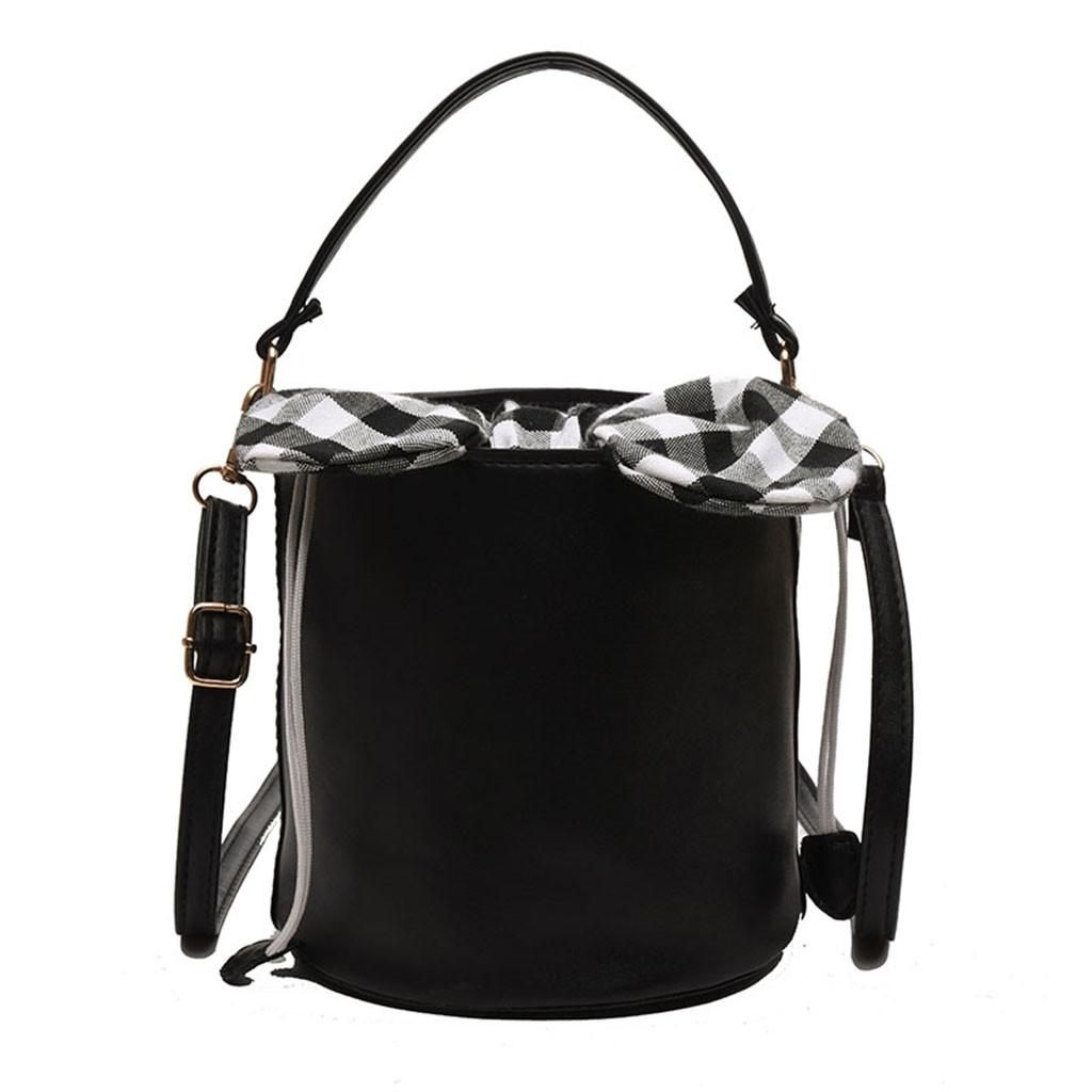 Women Ladies Girls FashionSolid BowknotShoulder Handbag Purse Crossbody Bags
