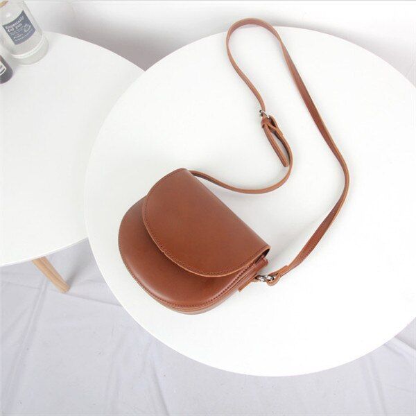 New student retro British wind Oblique span bag art girl simple casual saddle bag
