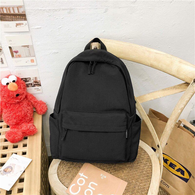 New Waterproof Nylon Women Backpack Japan Style Solid Backpacks Mochila Feminina Mujer Travel Bag Kawaii Teenage Girls Schoolbag
