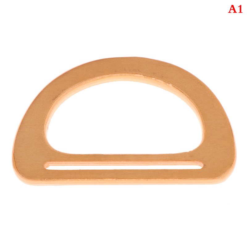 1PCS Wooden Bag Handle Replacement DIY Handbag Bag Purse Frame Bag Accessories  Creek