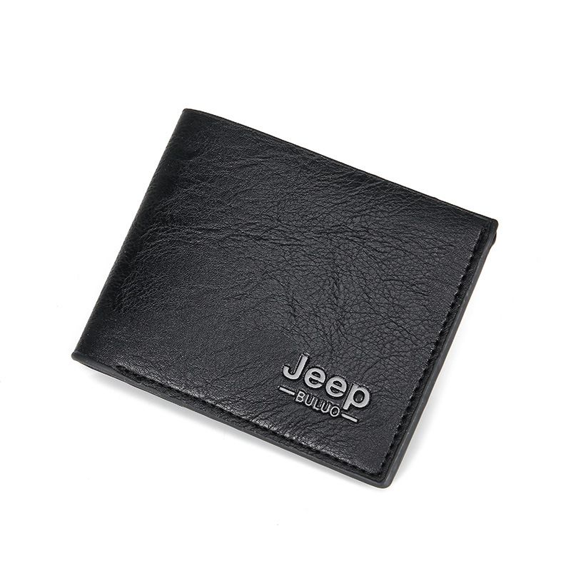 Trendy Stylish Pu leather Short Jeep Men's Wallet Professional style - Wallet