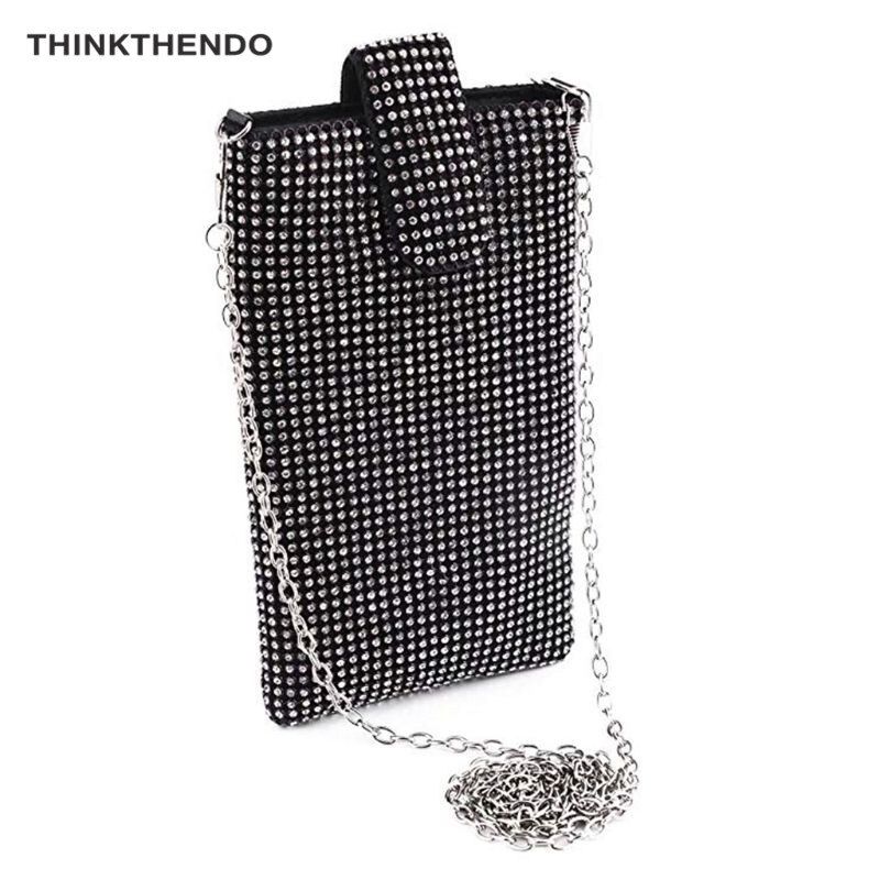 THINKTHENDO 2019 New Fashion Evening Handbags Clutch Purses for Women Small Crossbody Bag Cell Phone Purse Wallet
