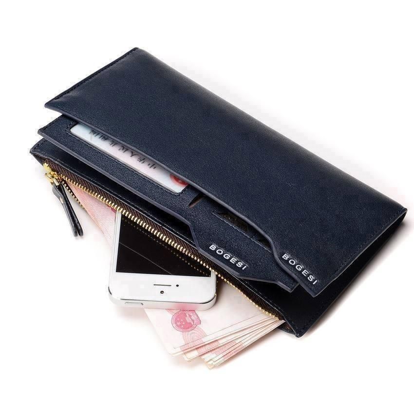 Bogesi Long Leather Wallet