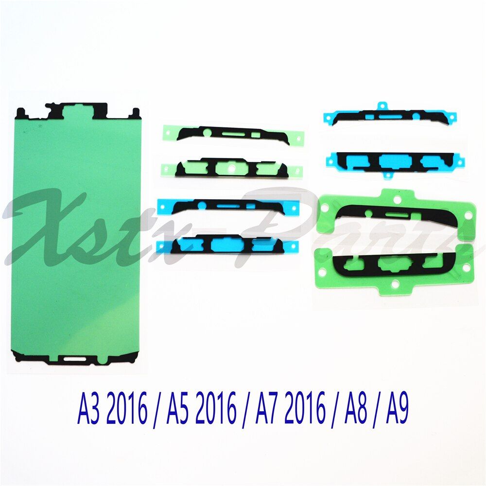 2PCS LCD Screen Front Frame Glue Adhesive Sticker Tape for A3 2021 A310,A5 2021 A510, A7 2021 A710, A8, A9