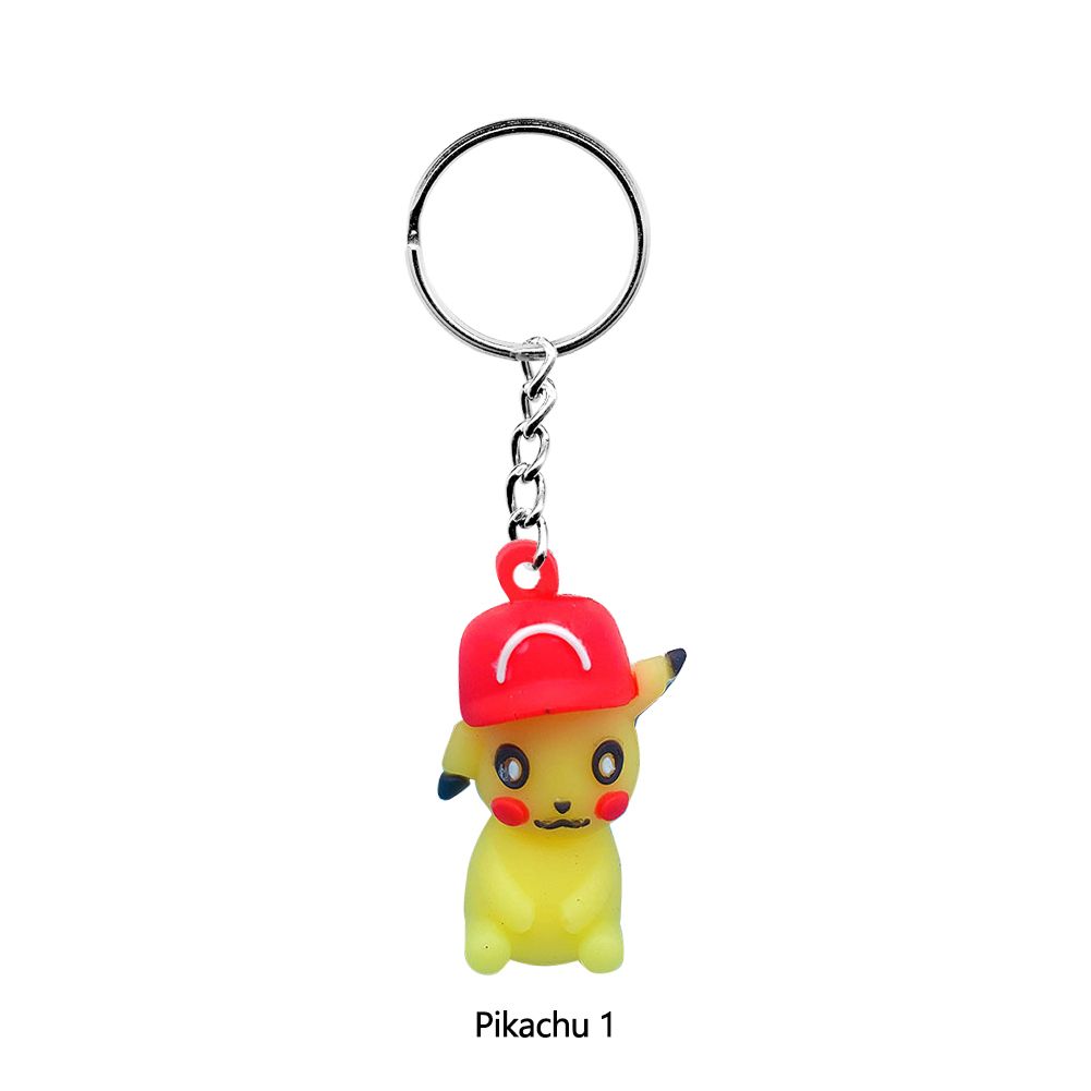 Cute Cartoon PVC Keychains Kids Adults Lovely Backpack Pendant Key Chains Monster Keyrings Boy Girl Gifts