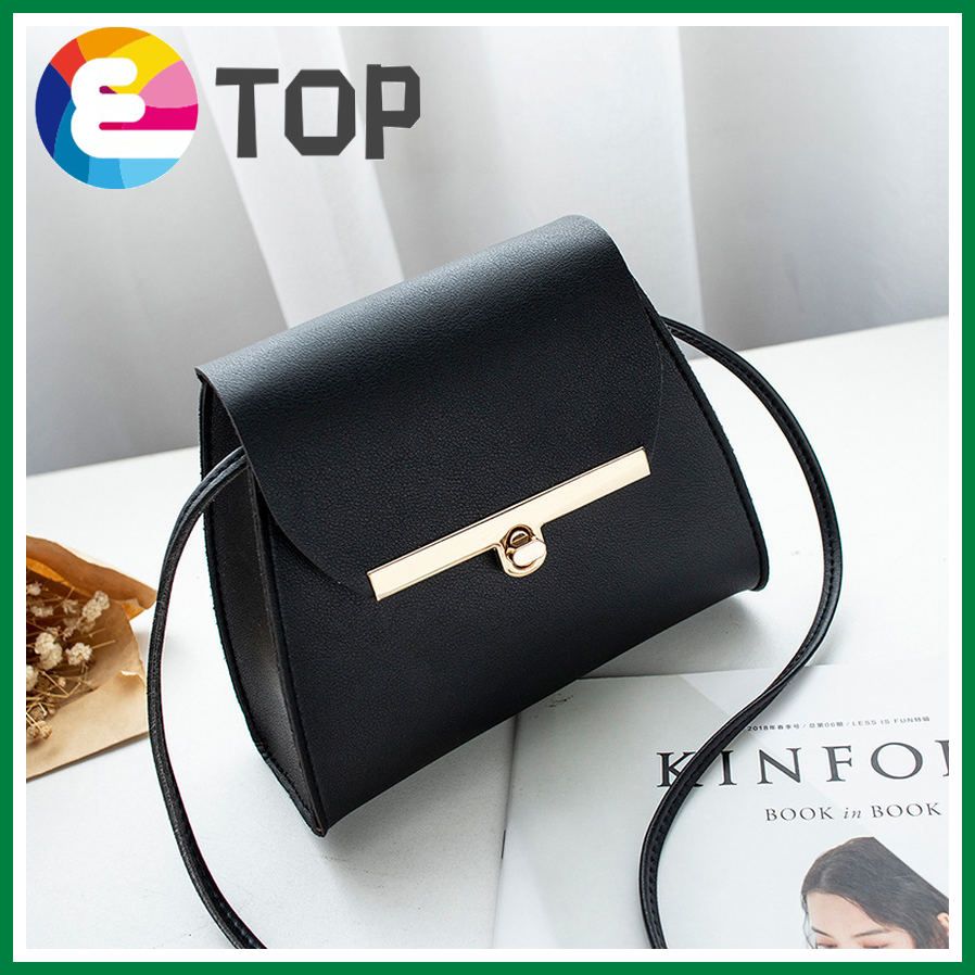 Ladies Pyramid Shoulder Bag Autumn Korean Napa Pattern Messenger Lock Small Bag