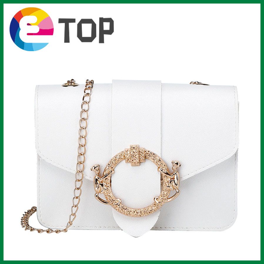 Ladies one-shoulder chain small square bag spring and summer Korean purse personalized monkey head cross-body bag