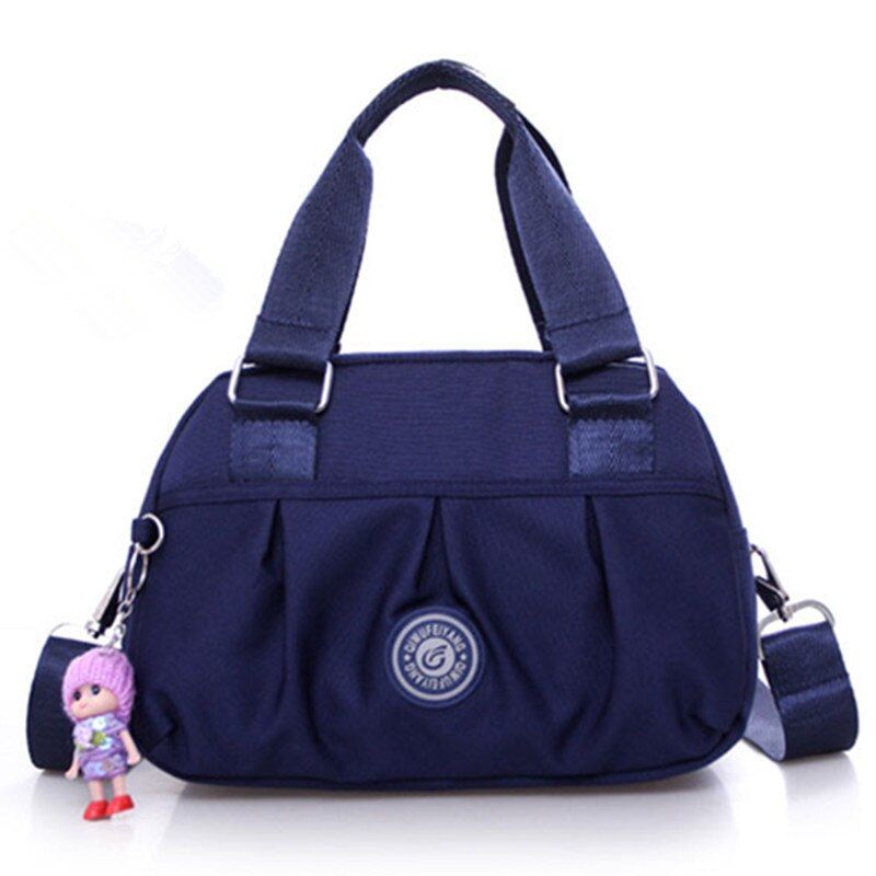 Solid Women Crossbody Bags Handbag Zipper Nylon Messenger Bag Casual Shoulder Bags Tote Bolsas Femininas