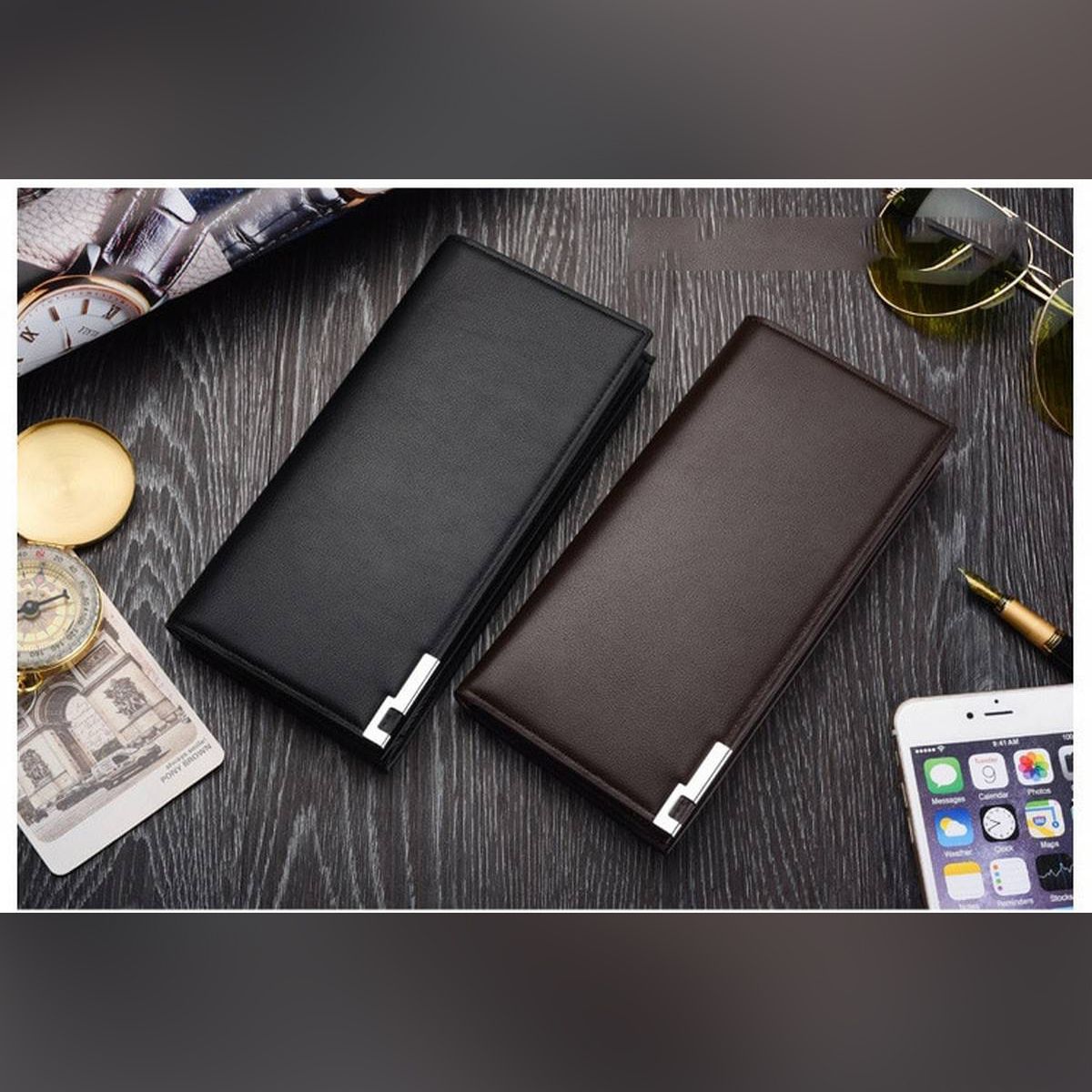 wallet men classic long style card holder male purse quality zipper large capacity big brand luxury wallet for men