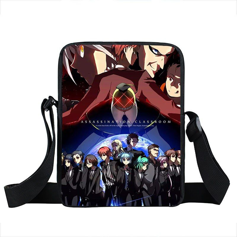 Assassination Classroom Small Shoulder Bag Teenager Boys Ansatsu Kyoushitsu Messenger Bag Nagisa Shiota mansCrossbody Bags