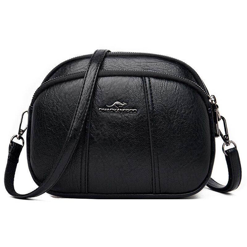 2021 New Women Handbag Fashion leather Shoulder Bag Small round bag Messenger Bag Sweet Woman Bag Solid Color Shoulder Bag