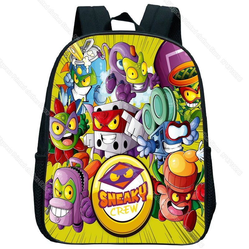 Super Zings Series 6 Kindergarten Backpack Cartoon Game Superzings Toddler Kids Bag Waterproof Plecak Daily Children Mochila