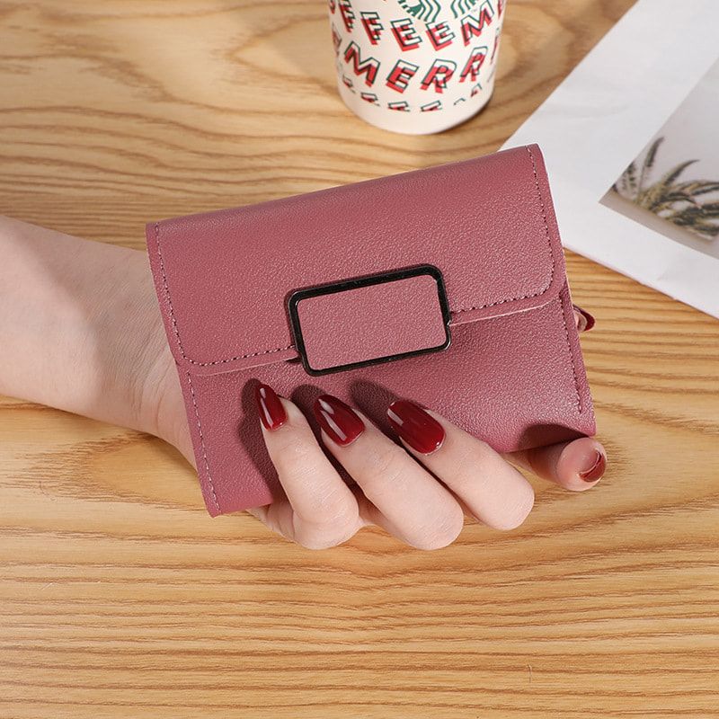 Small Fashion PU Wallet Coin Purse Women Ladies Card Bag For Women