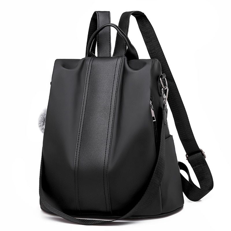 Anti Theft Backpack Women Shoulder School Bag For Teenage Girls Nylon Female Zipper Backpack Ladies Casual Book Bag High Quality