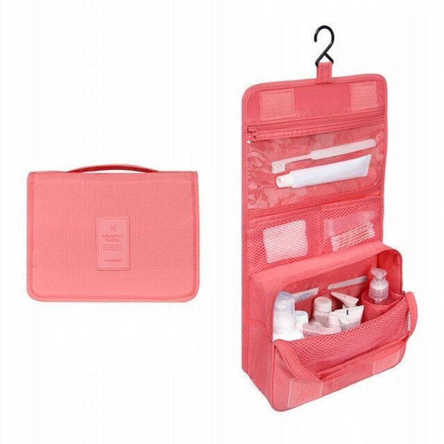 Quality Women Makeup Bags travel cosmetic bag Toiletries Organizer Waterproof Storage Neceser Hanging Multifuncional Washing Bag