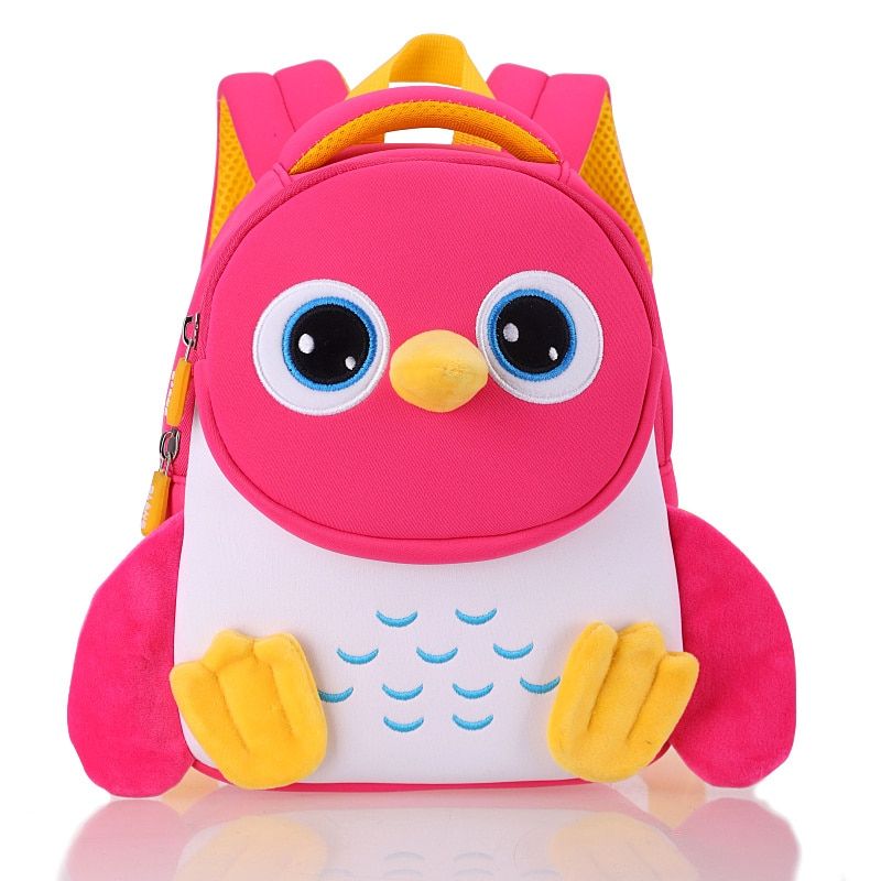 DORIKYDS 3D Penguin Kids Backpack Cute Cartoon Anti Lost Schoolbags 2 Sizes Cute Boys Girls Gift Mochila Escolar