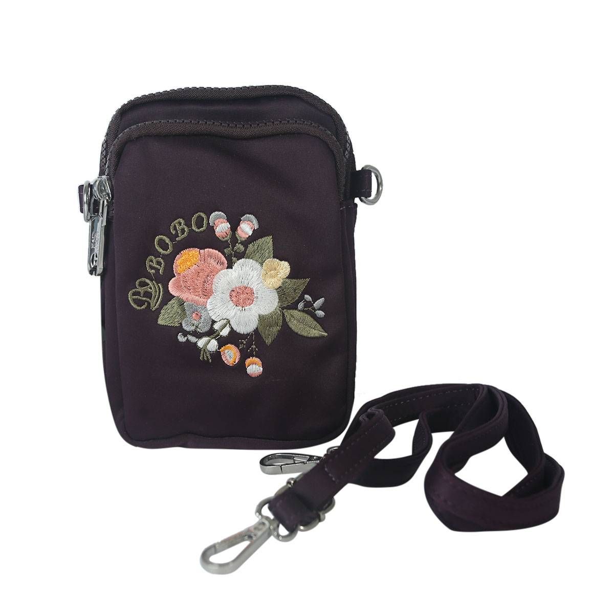 Multicolor Artificial Leather Side Bag For Women - 18"