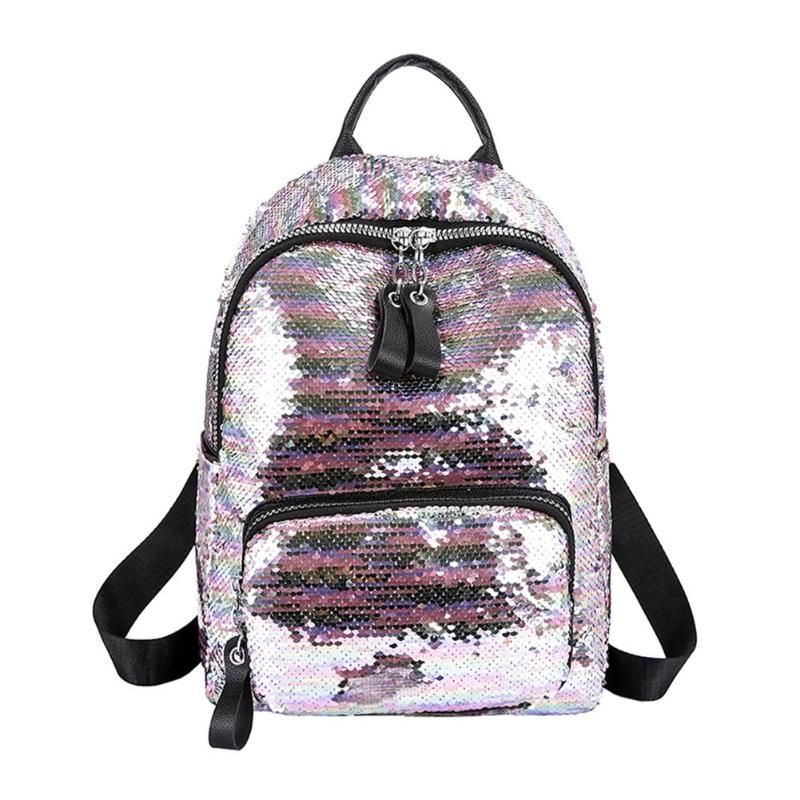Shining Sequins Backpack Women backpack school for girl Travel Large Capacity Bags Party Bags Glitter Backpack Mochila