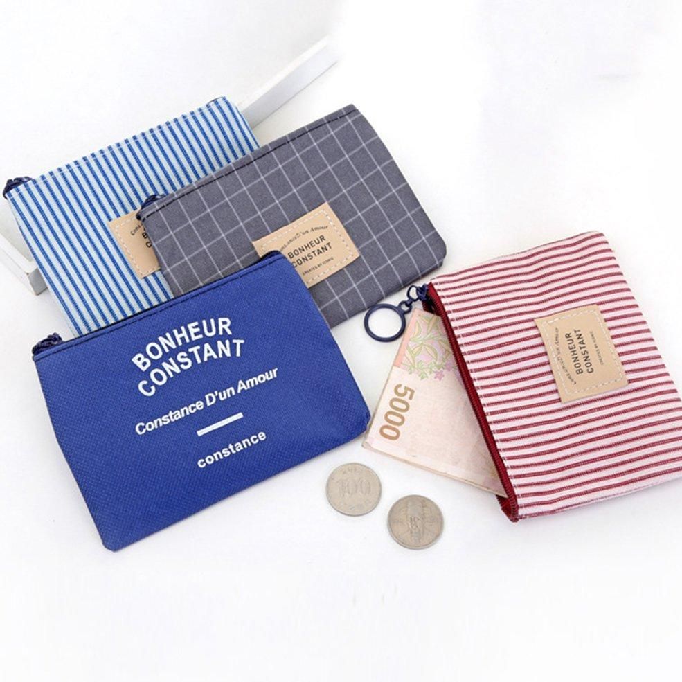 MA Korean Version Cloth Money Key Coin Pack Canvas Bag Support Customized