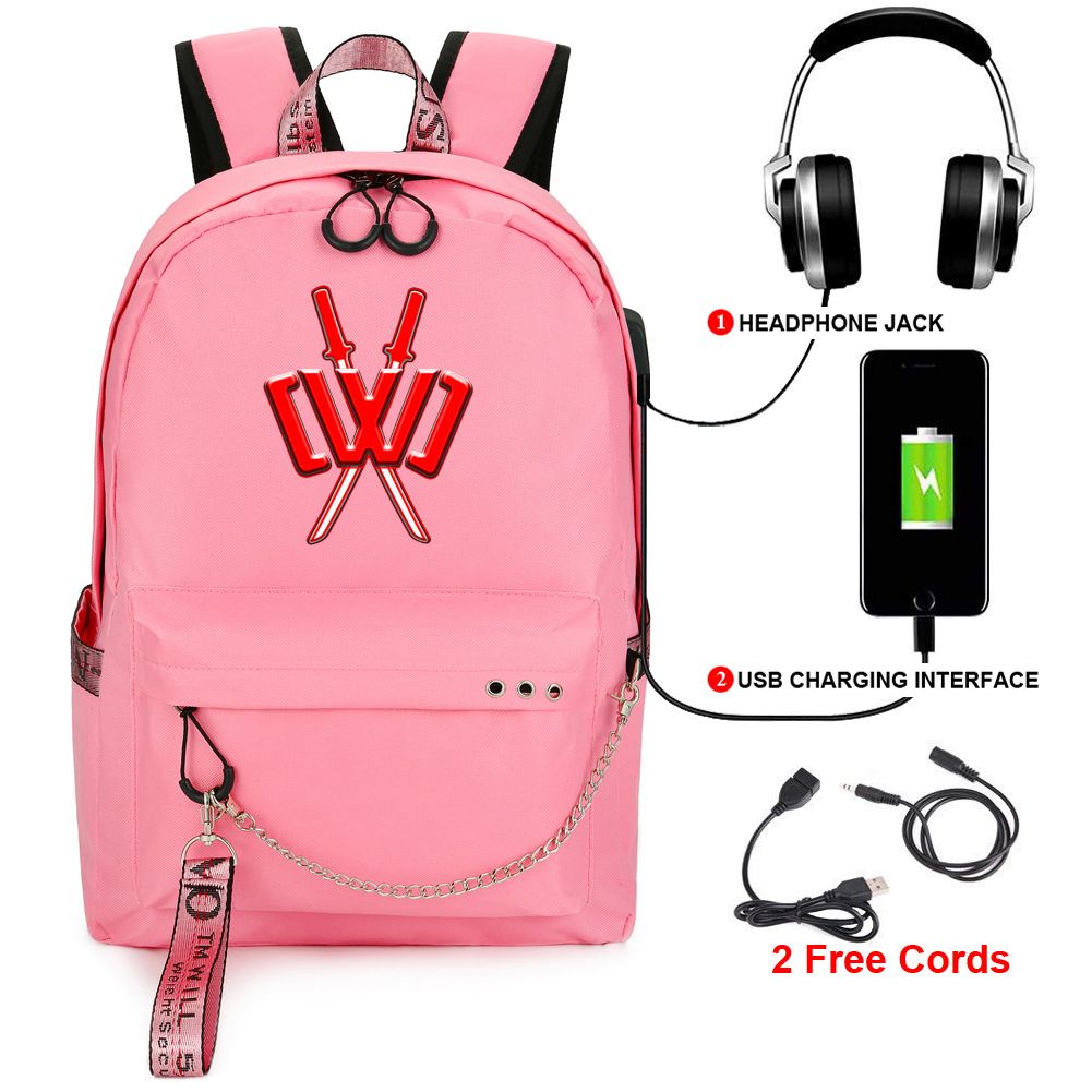 Chad Wild Clay School Bag Cwc Backpack Usb Charging Bag Oxford Cloth Schoolbag