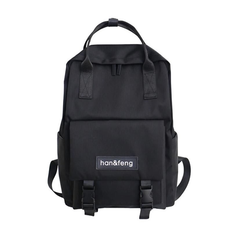 Large Capacity Nylon School Bag For Teenage Girl High Quality Women Backpack Waterproof Travel Notebook Bagpack Rucksack Backbag