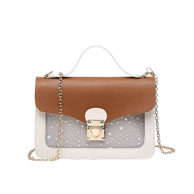 Korean fashion square shoulder bag cute lady cross-body bag