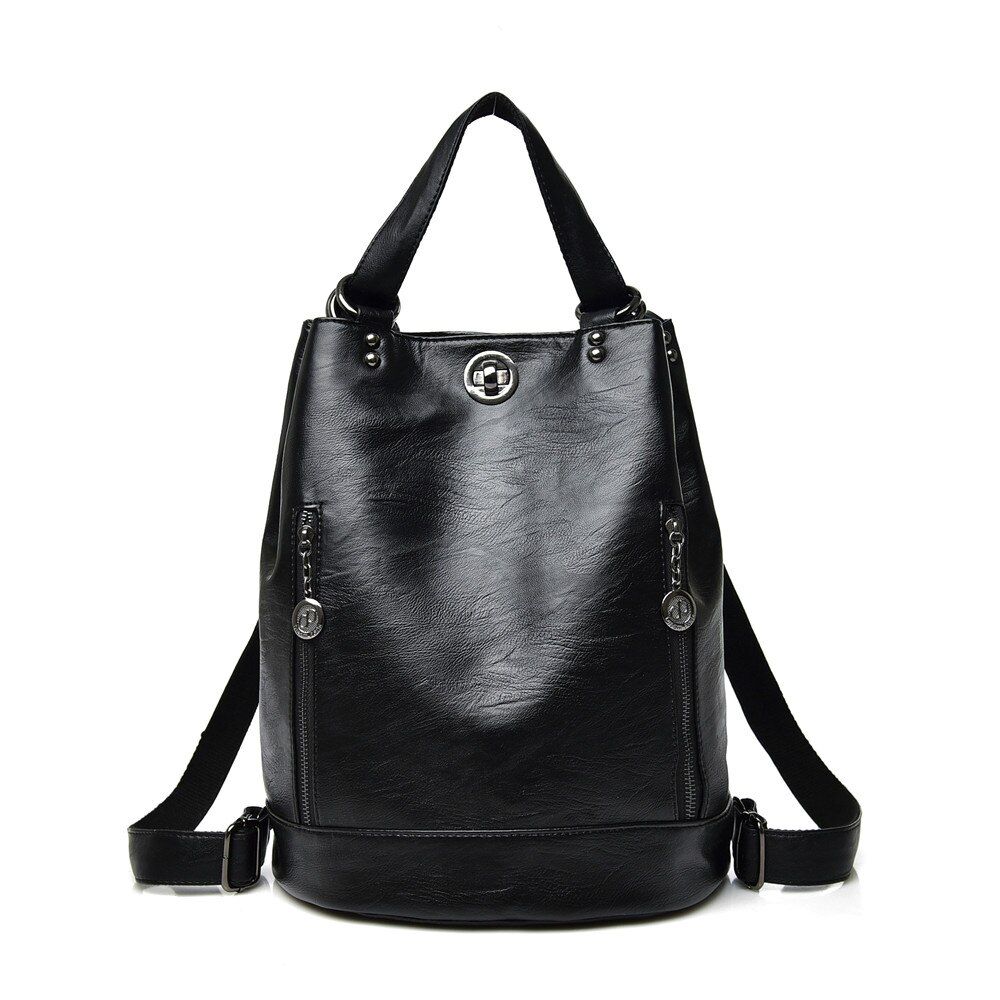 2020 Summer Female Travel Backpack Mochila Feminina Casual Multifunction Women Leather Backpacks Shoulder Bag Sac A Dos Bagpack