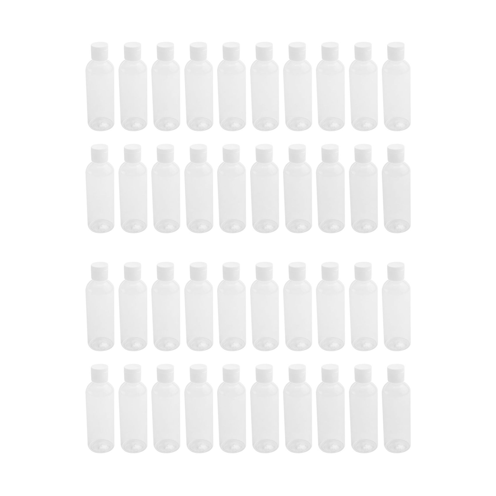 40 Pieces 100Ml Plastic Shampoo Bottles Plastic Bottles for Travel Container for Cosmetics Lotion