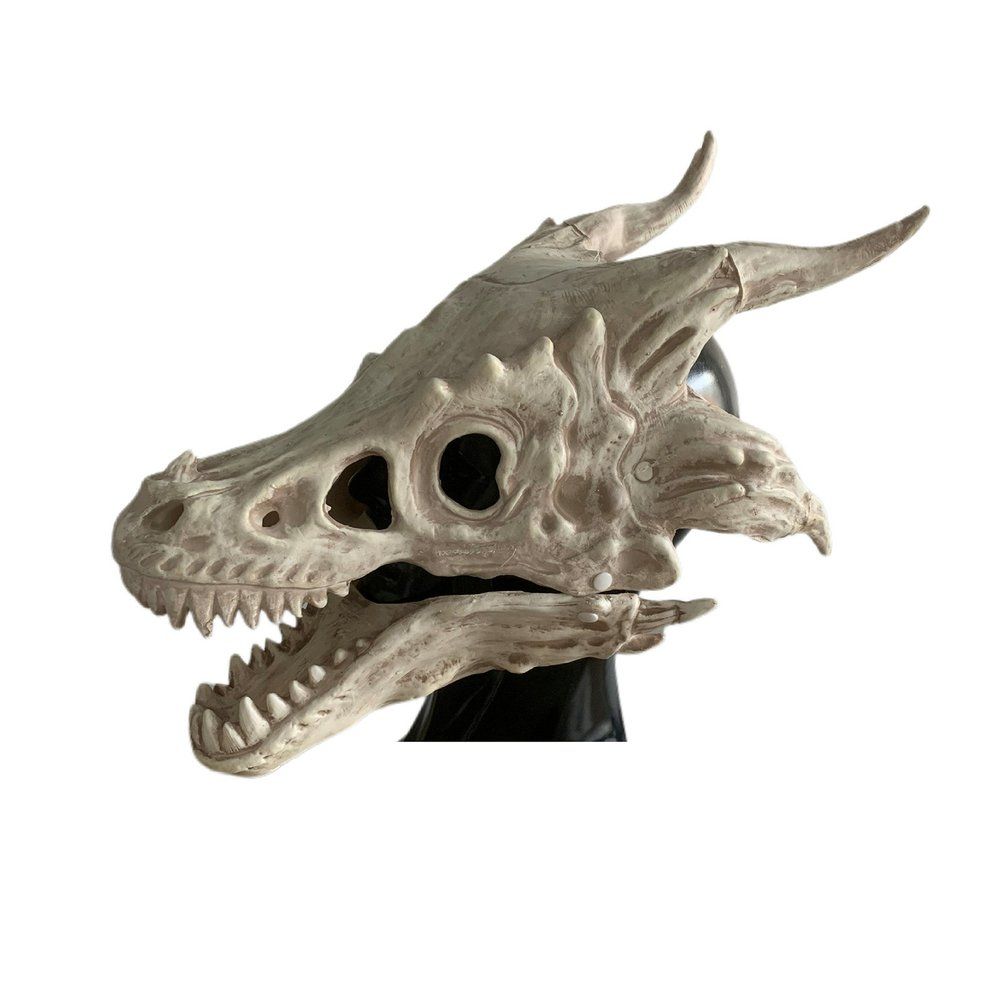 Headgear  on Bone  Headgear Dinosaur Latex Animal Halloween