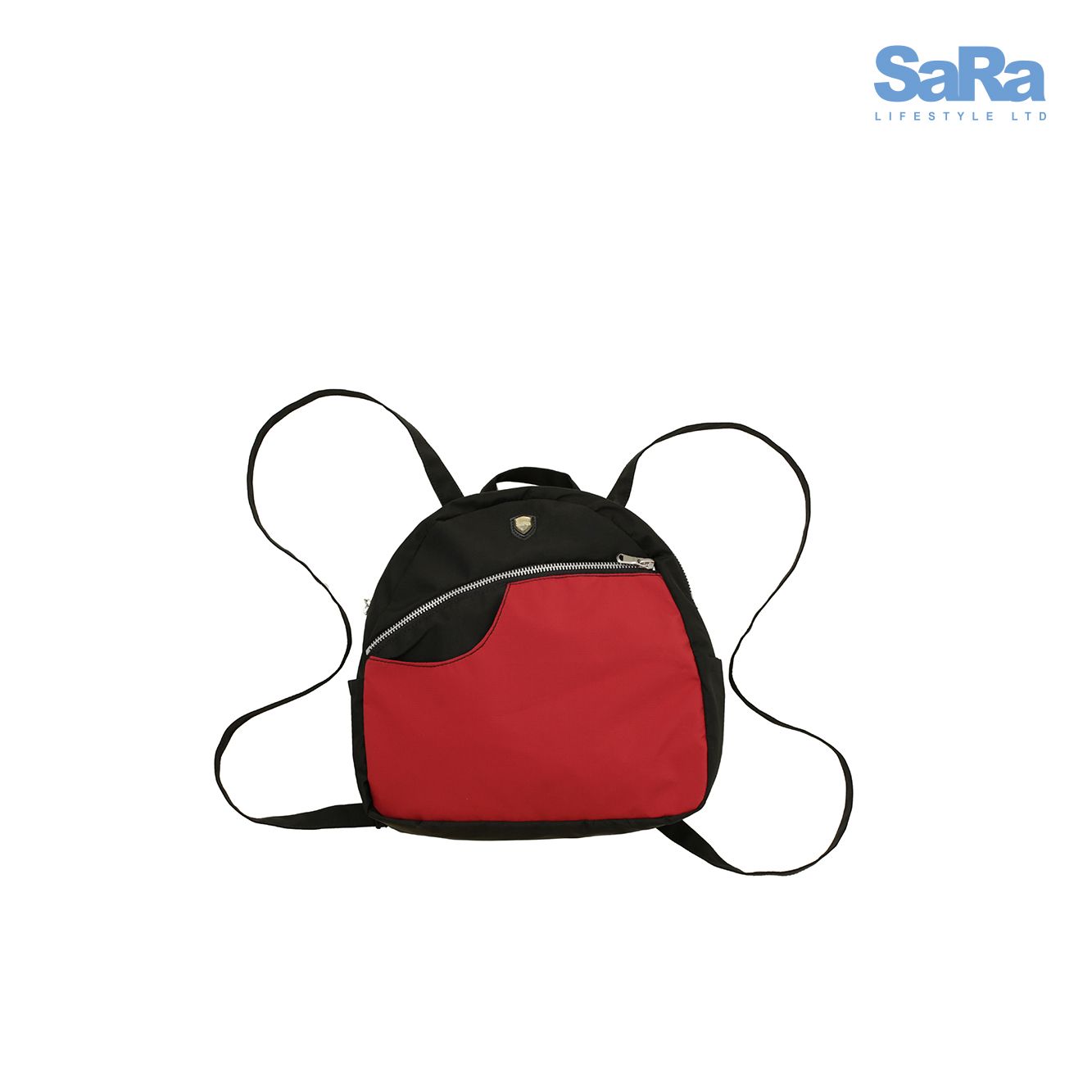 SaRa SARA LADIES BAG (MGB1BR-Black & Red)