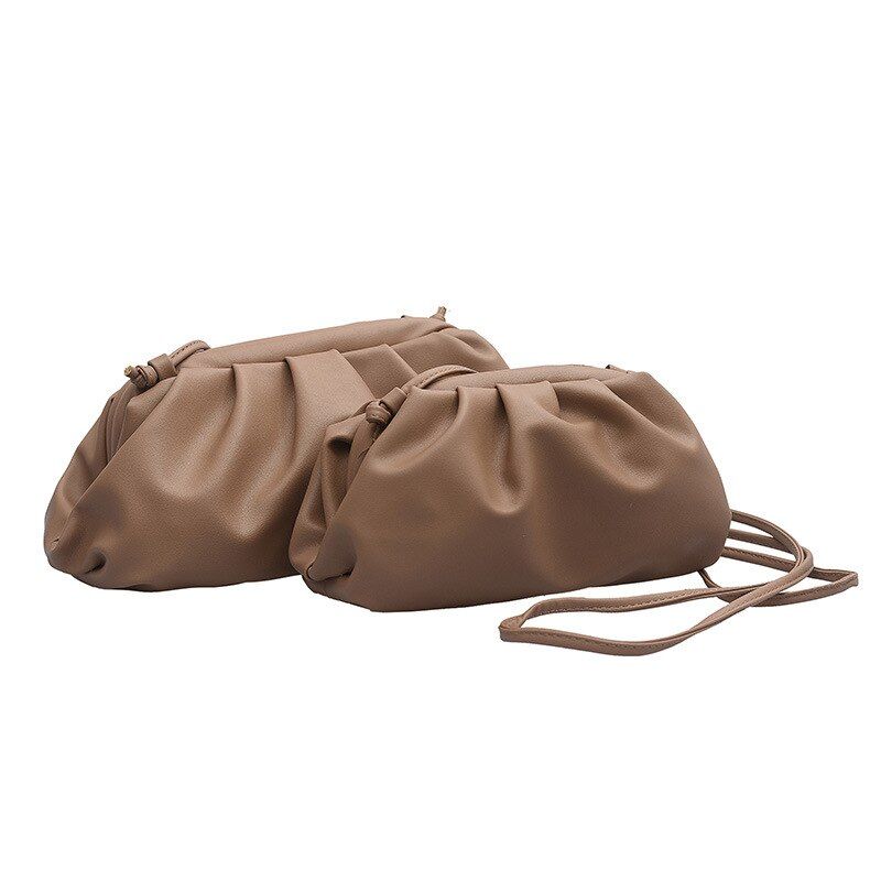 Women Simple Dumplings Messenger Bag Designer Retro 2019 New Fashion Cloud Female Crossbody Shoulder Bag Tide Handbag Clutch Bag